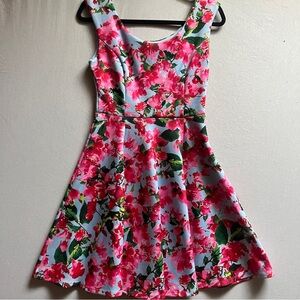 Milly Floral Fit & Flare Dress Garden Party Size 4